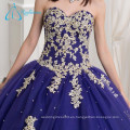 2017 Lace Appliques Sequined Beading vestido de bola Quinceanera Vestidos